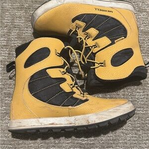Merrell Kids' Tan and Black Winter/hiking Boots